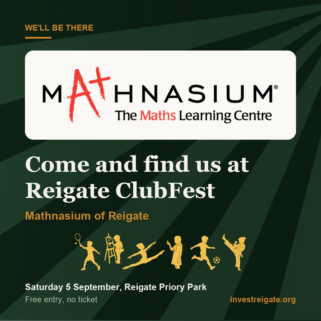 Mathnasium of Reigate at Reigate ClubFest, Saturday 5 September, Reigate Priory Park