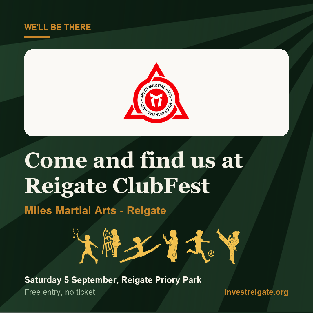 Miles Martial Arts - Reigate at Reigate ClubFest, Saturday 5 September, Reigate Priory Park