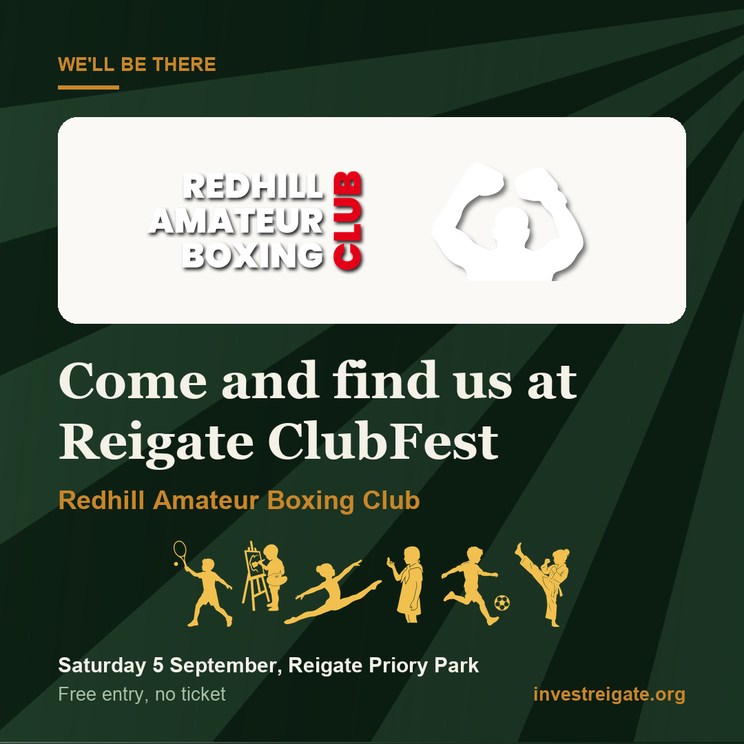 Redhill Amateur Boxing Club at Reigate ClubFest, Saturday 5 September, Reigate Priory Park
